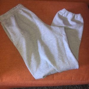 Gray joggers